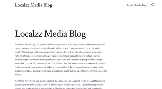 Localzz Media Blog - LocalzzMediaBlog.com