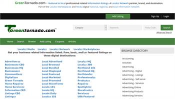 GreenTornado.com - National to local business related information listings.